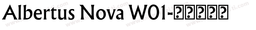 Albertus Nova W01字体转换